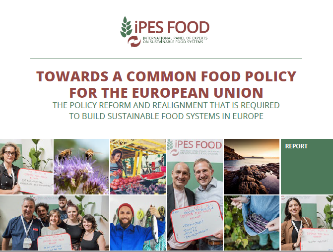 "TOWARDS A COMMON FOOD POLICY FOR THE EUROPEAN UNION" - IPRES report