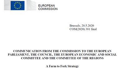 A Farm to Fork Strategy for a fair, healthy and environmentally-friendly food system