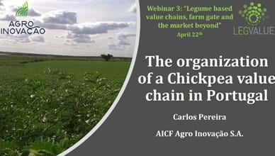 The organization of a Chickpea value chain in Portugal