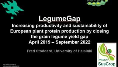 The LegumeGap Project:  