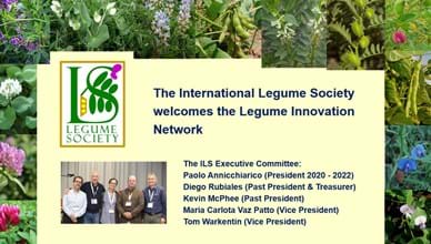 The International Legume Society welcomes the Legume Innovation Network